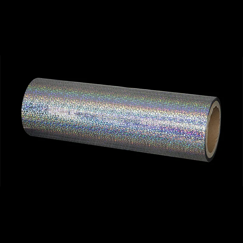 Point de stratification holographique métallisé