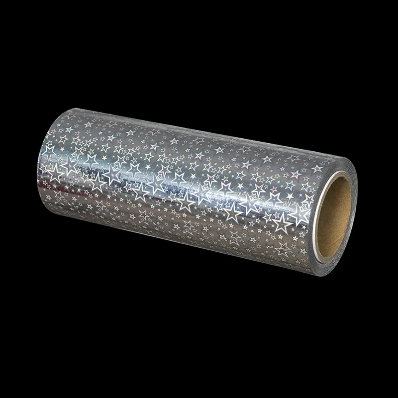 Film de laminage holographique métallisé