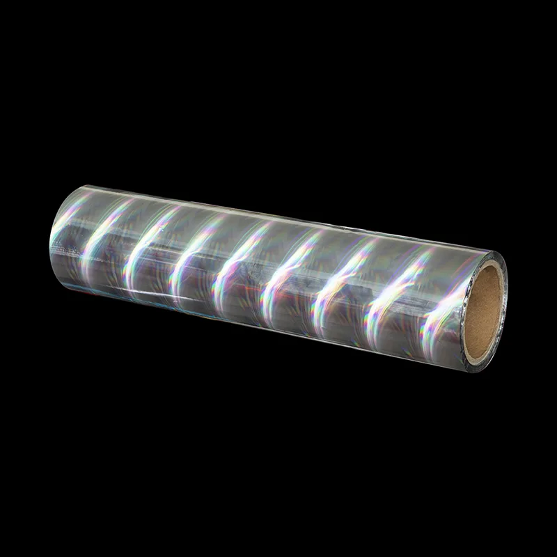 Film de stratification holographique métallisé par le pilier de l'OPP