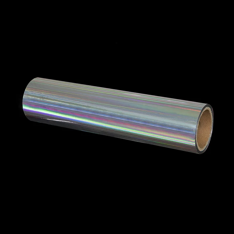 Film de stratification holographique métallisé arc-en-ciel